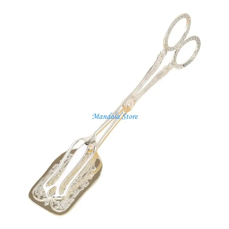 U2JC Extended Pastry Management Device Oxidation Proof Buffet Clip Tongs