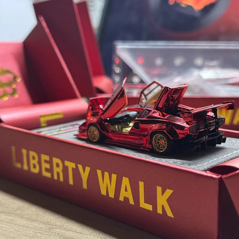 TOPART 1/64 LB★WORKS Countach Chameleon New Arrival TopArt 1/64th Liberty Walk LBWK Lamborghini Countach