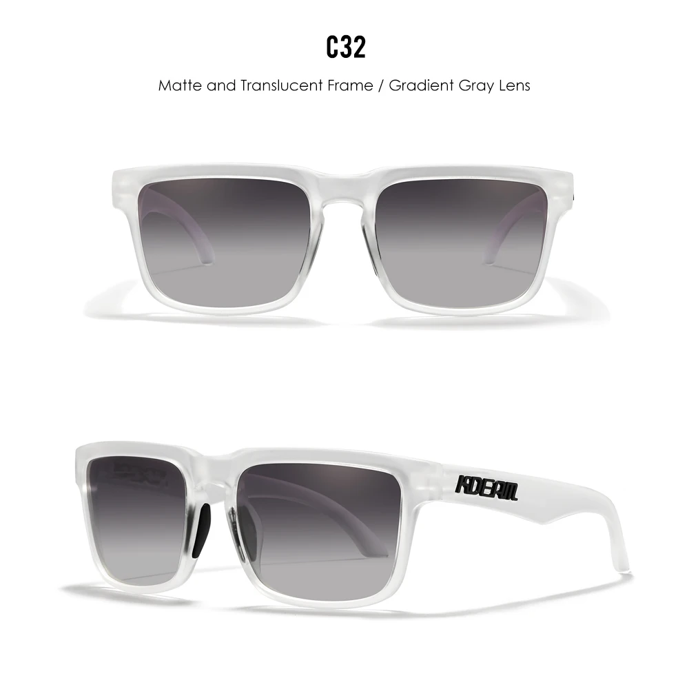 Neue KDEAM Marke Kurze Design Männer Platz Polarisierte Sonnenbrille Hochwertige Fahren Sonnenbrille Mode Frauen Shades UV400 Brillen – Detail 38