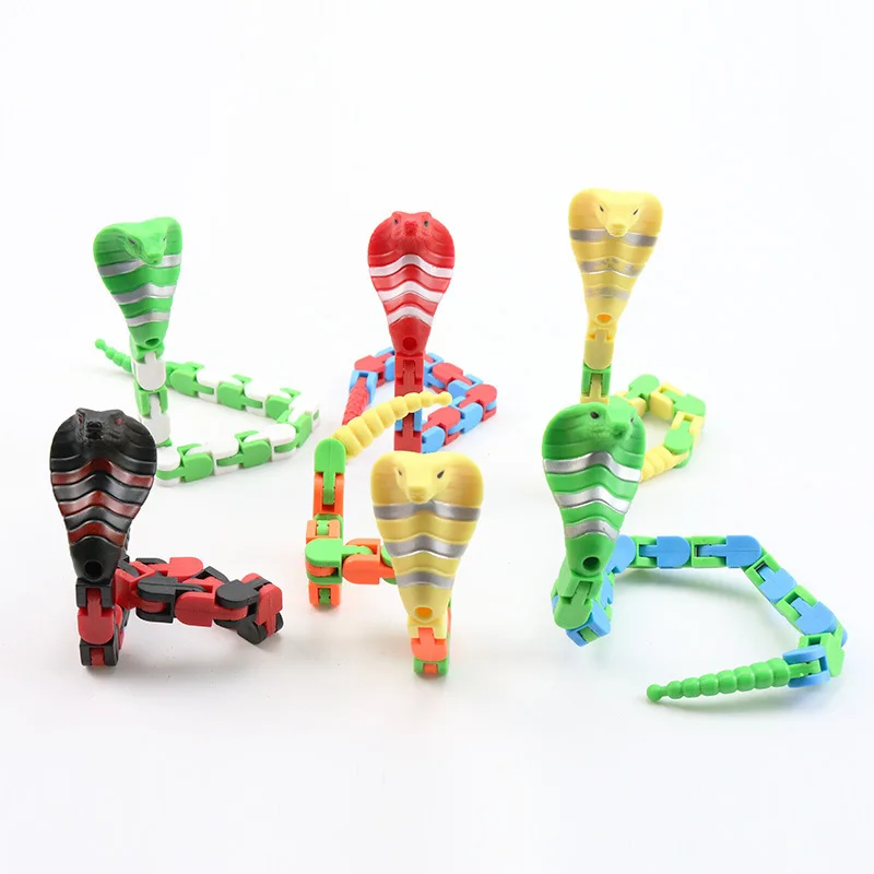 6PCS Wacky Tracce Serpente Sensoriale Agitarsi Sollievo dallo stress ADHD Autismo Ansia Terapia Giocattoli per bambini Juguetes Antiestrés Para Niños