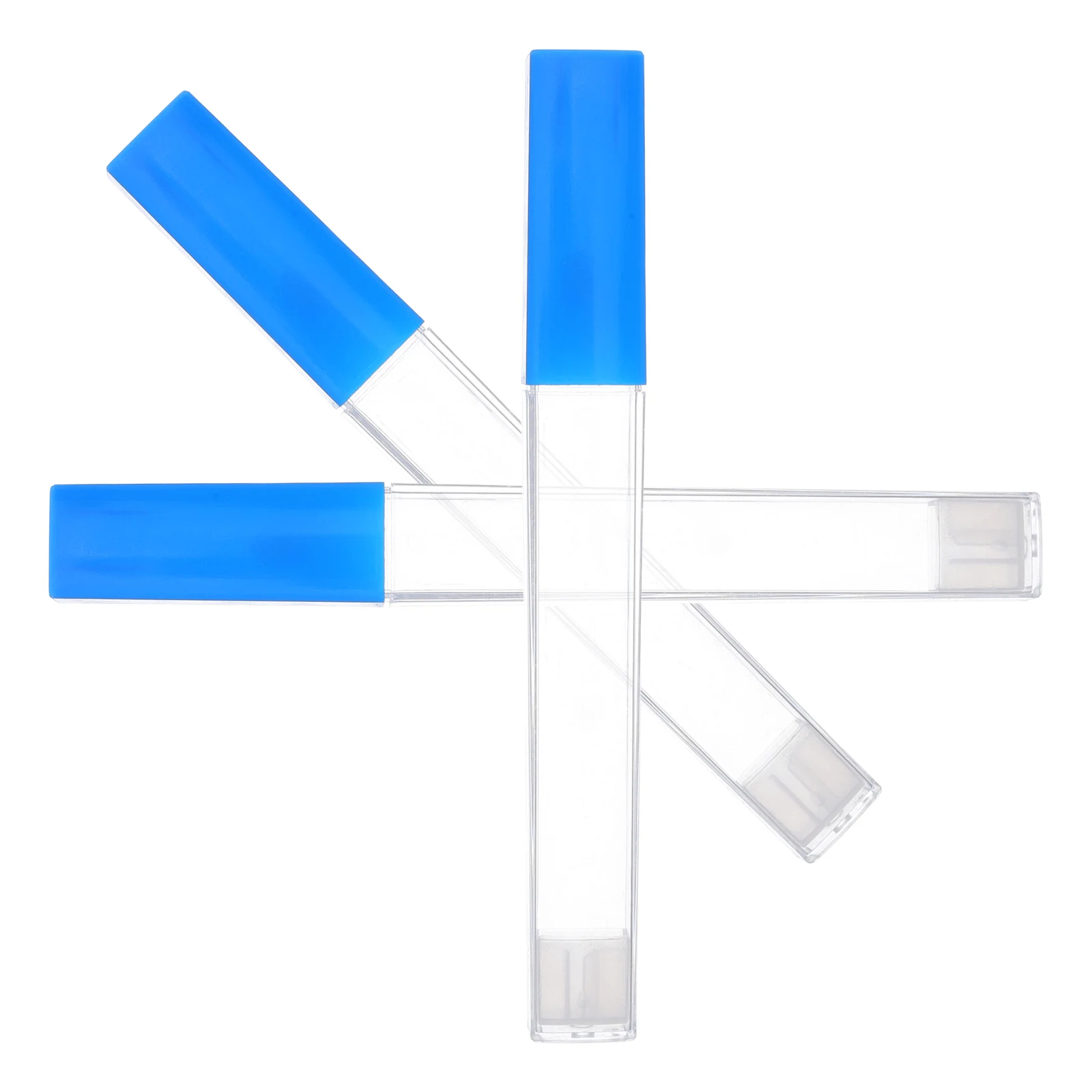 

3pcs Thermometer Protective Storage Tube for Body Temperature Glass Oral Tools Plastic Case Holder Cylinder