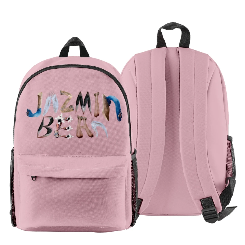 Jazmin Bean Tour Backpack Women Men Shoulders Bag Casual Streetwear Daypack Unisex Travel Bags