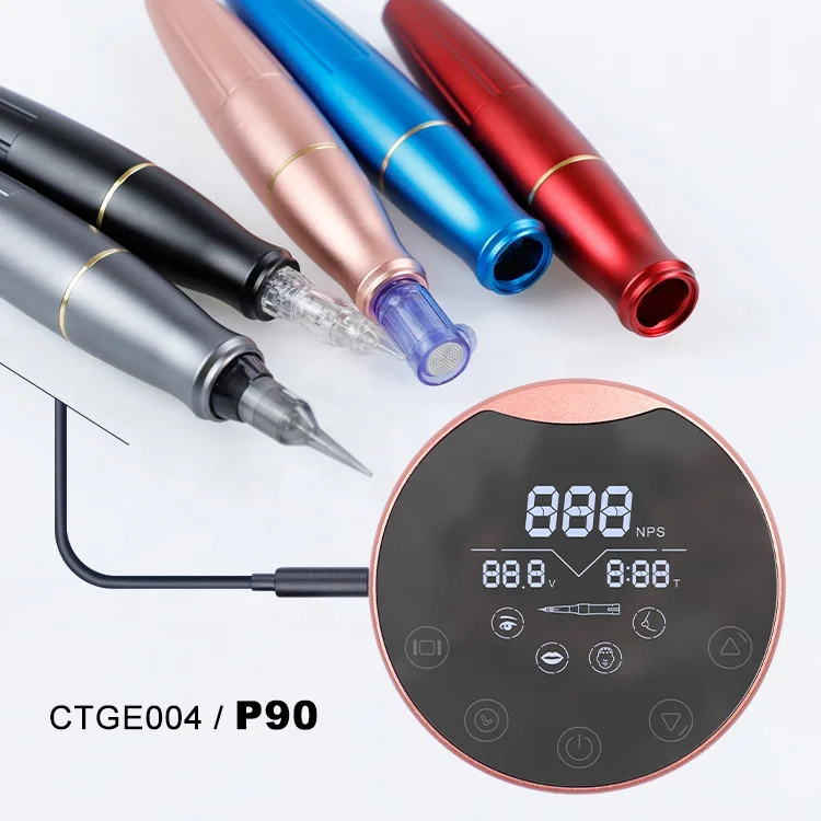 Professional Eyebrow Micropigment Biomimicator P90 Tattoo Machine Permanent Makeup