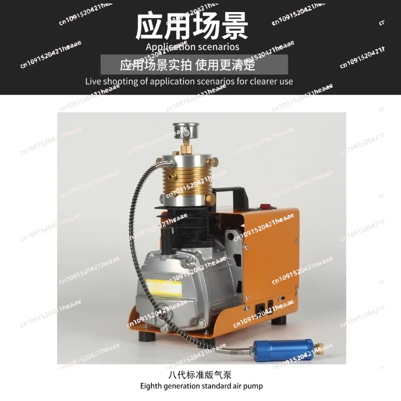 Suitable for4500Pneumatic Universal Cylinder Head Accessories 30MPA Single Cylinder High Pressure Air Pump Universal Pump Head