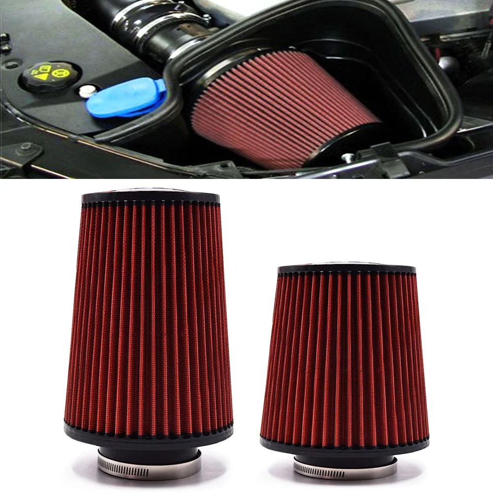 

Universal Car Air Filter 76MM 3 Inch Highr Flow Cold Intake Filter Induction Kit Sport Power Mesh Cone Breather Filters