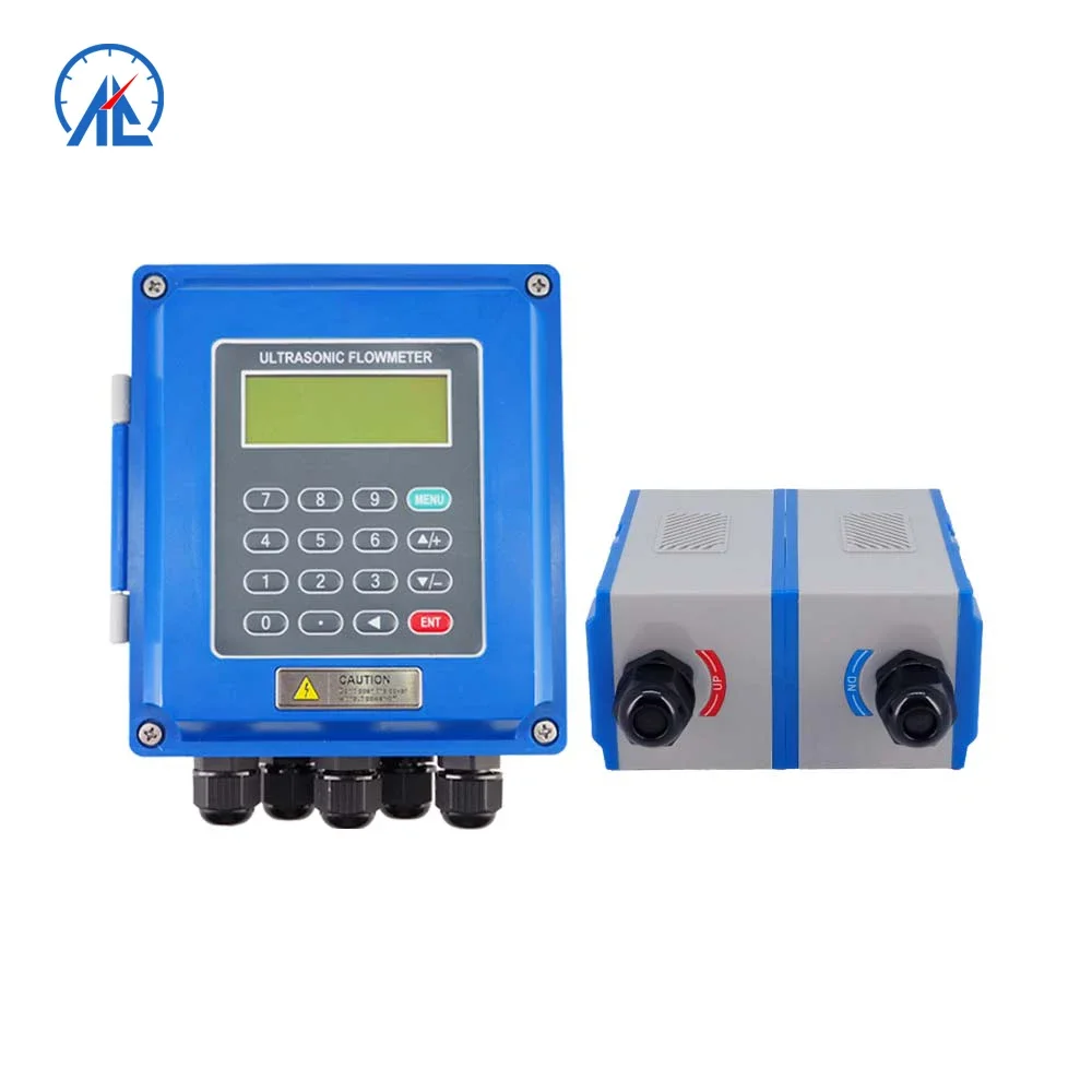 wall mounted clamp ultrasonic flowmeter wall hanging ultrasonic flow meter