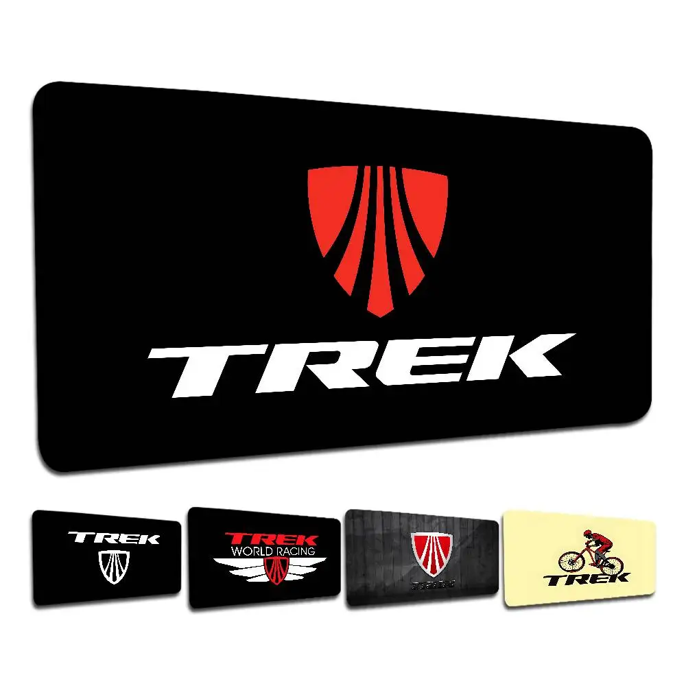 

Коврик для мыши с логотипом Trek Bike, 80x30 см, XL, с утолщенной кромкой, увеличенный, для игровой клавиатуры, ноутбука, стола, для спальни девочек-подростков