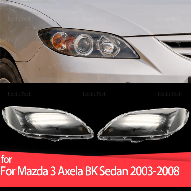 

Car Headlight Cover Lampshade HeadLamp Clear Lens Cover Bright Shell Cover for Mazda 3 Mazda3 Axela BK Sedan 2003-2008