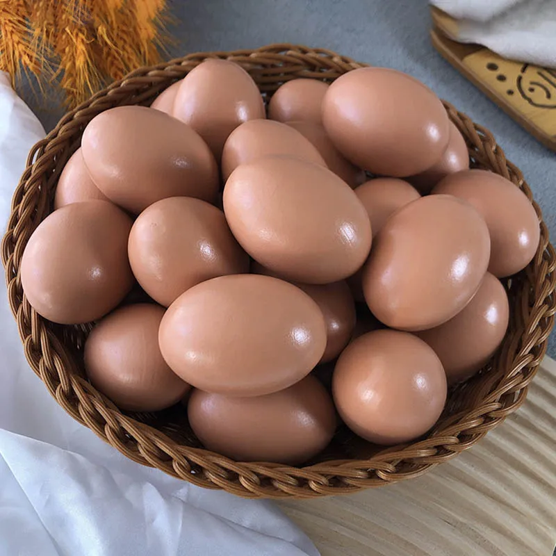 

Детская креативная игрушка, имитация деревянных поддельных яиц, модель, забавная игрушка-шалость, реквизит для студентов, обучение поддельных яиц, украшение для рабочего стола