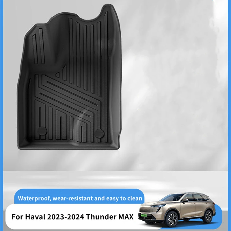 

Car Trunk Mat TPE Car Floor Mats for Haval 2023-2024 Thunder MAX All Weather Rear Trunk Pad Cargo Liner Seat Back Anti Dirty Pad