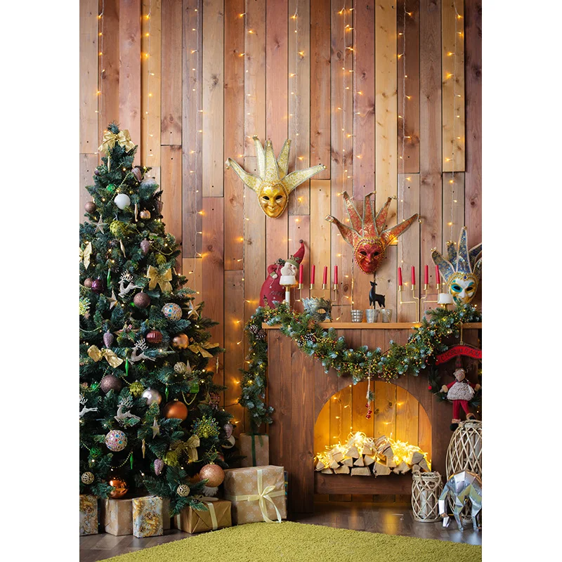 Fondos de fotografía navideños para niños, telón de fondo para estudio fotográfico, accesorios para sesión fotográfica, regalo de árbol, YDH-02