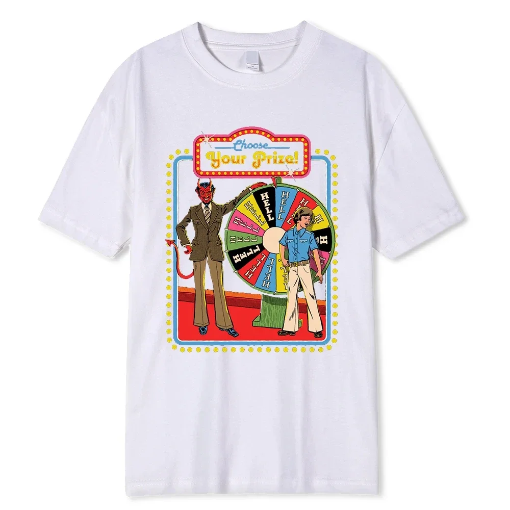 Camiseta informal de algodón para hombre, camisa holgada de gran tamaño, A la moda, con frase "Can You Help", "El Misterio image 2