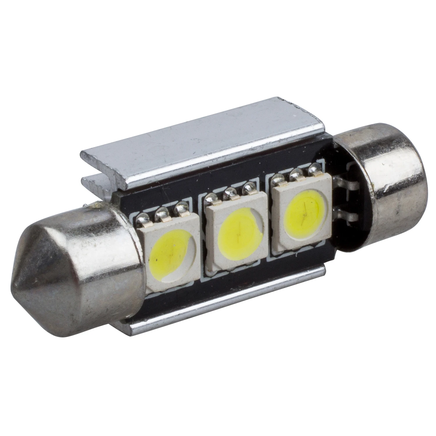 

A50I 2 x 36 мм 3 SMD 5050 Светодиодный купольный гирлянда без ошибок с радиатором