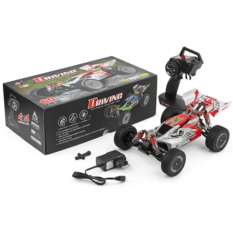 HOSHI Wltoys 144001 1/14 4Wd Alloy 60Km/H High Speed Buggy Electric RC Drift For Kids Christmas Gifts