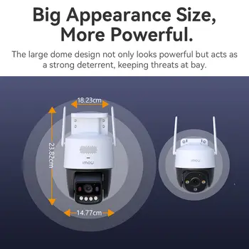 IMOU Titan Pro 6MP 5G WIFI IP kamera Červeno-modrá výstražná světla Venkovní POE bezpečnostní kamera Plně barevná noční vidění Detekce osob 10 nejlepší prodej veo kamera - №8