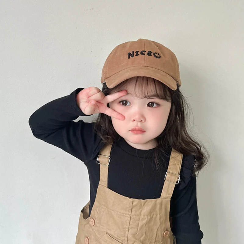 เด็กเป็ดลิ้นหมวกเด็กน่ารักเบสบอลหมวกสําหรับเด็กผู้หญิงฤดูใบไม้ผลิฤดูร้อนทารกหมวกแฟชั่นเด็กวัยหัดเดินหมวกกีฬา