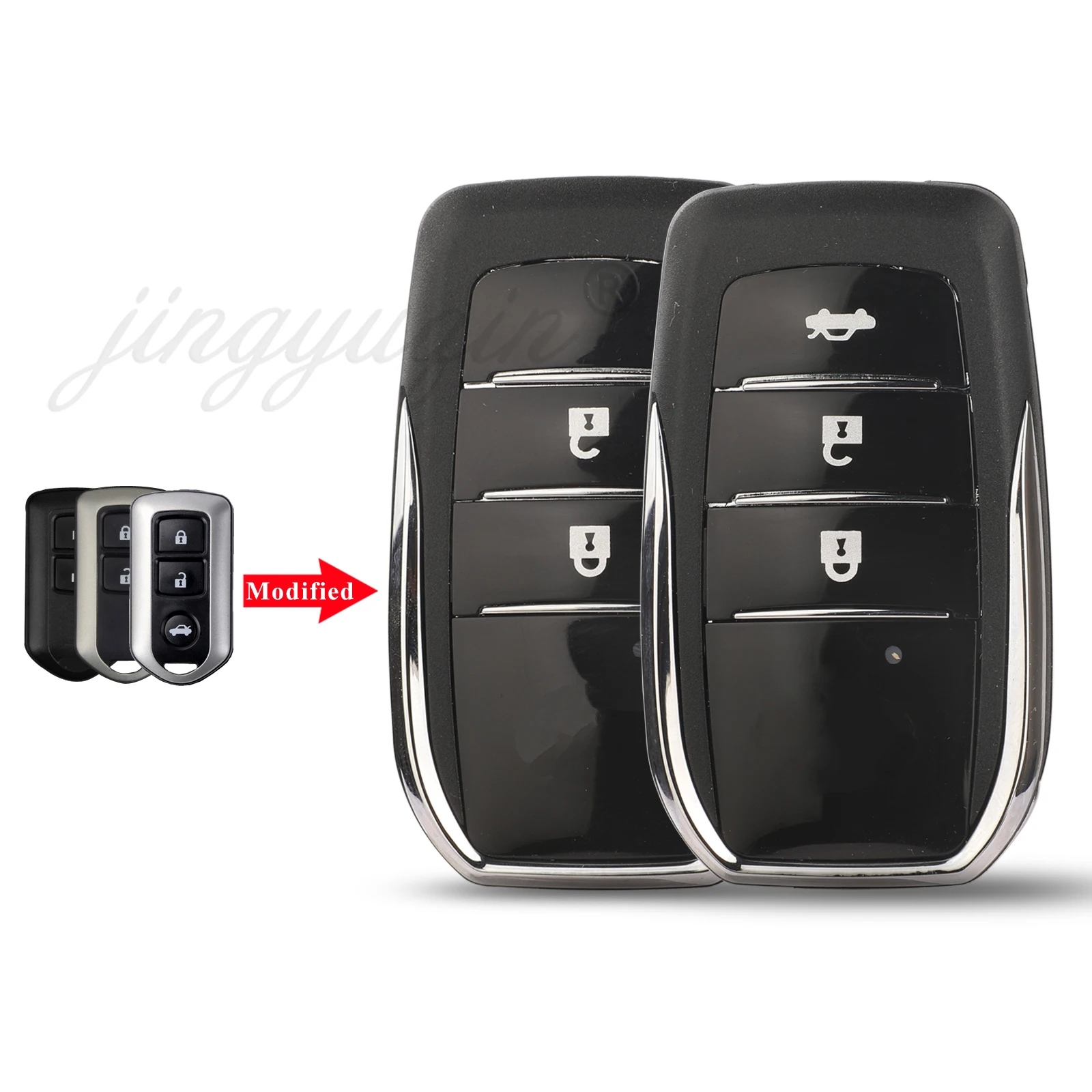 

Модифицированный раскладной корпус ключа автомобиля TOY43 с лезвием для Toyota Corolla Camry Reiz RAV4 Highlander Vios Crown Yaris Verso Land Cruiser Prado