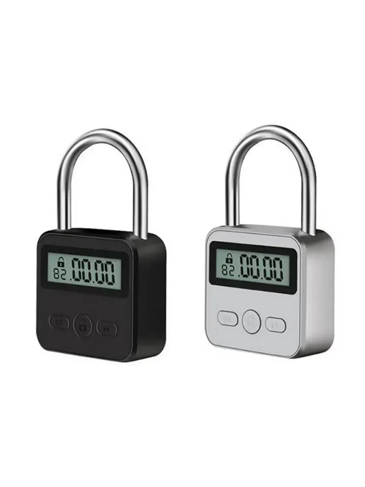 Kunci pintar, kunci logam Timing Lock elektronik, gembok bagasi dengan Timer dapat diisi ulang