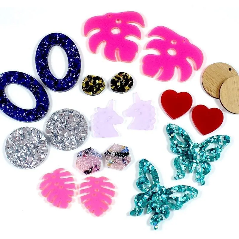 Single-sided Shiny Acrylic Sheet, PMMA 3.0 mm Thick, Various Colors Suitable for Decorative Objects, Crafts and Jewelry