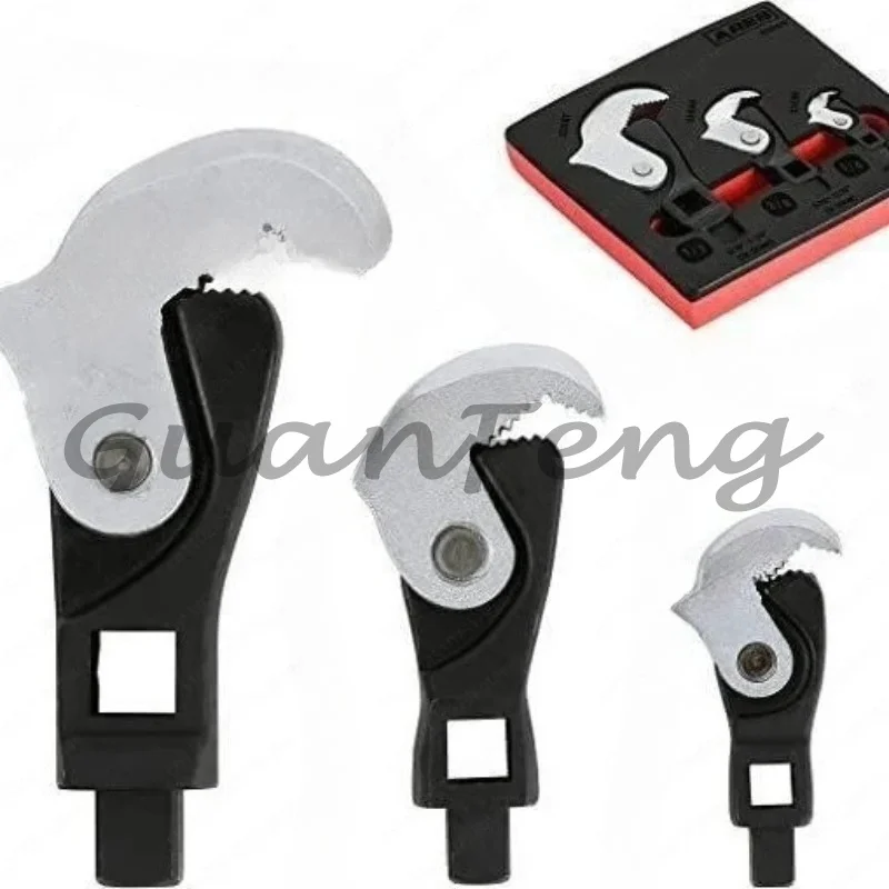 Torque wrench ratchet movable opening steel plug hook