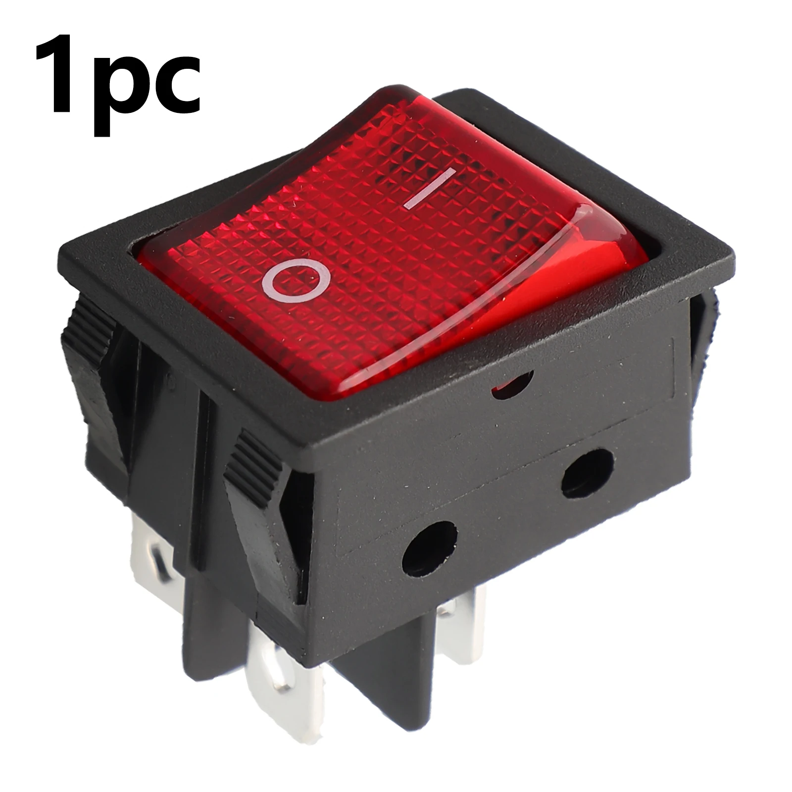 Welding Machine Power Switch  30A 250V 4Pin Push Button Switch Electric Heater ON Off Controller With Light Power Tool Parts