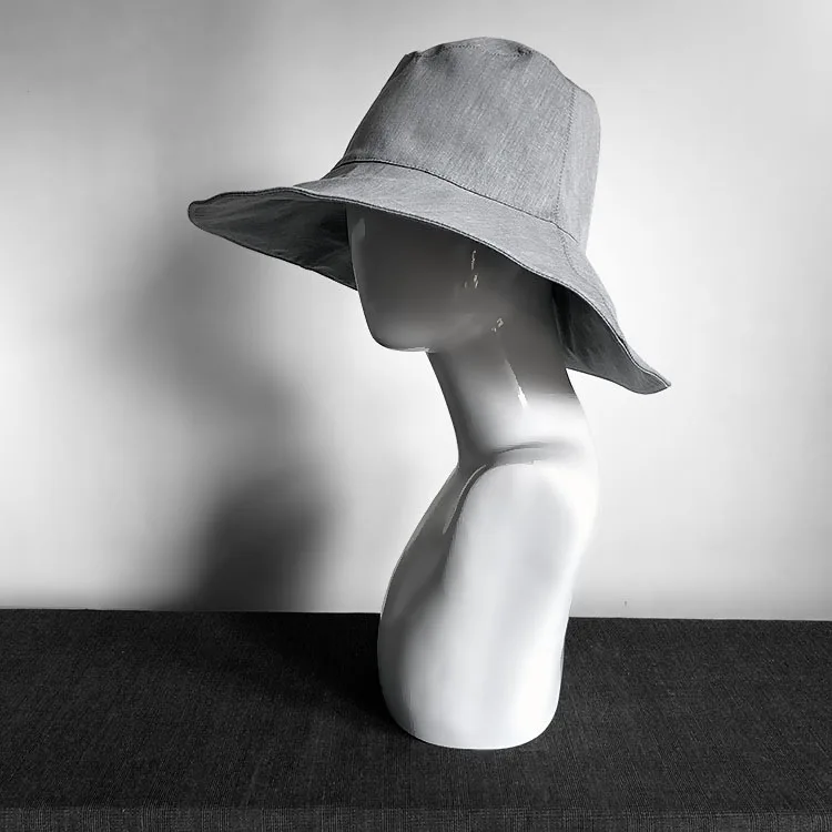 UMI MAO الربيع الصيف قبعة واسعة حافة المرأة قبعة بحافة واسعة حافة صياد قبعة سريعة الجافة مقاوم للماء الرجال قبعة بحافة #3
