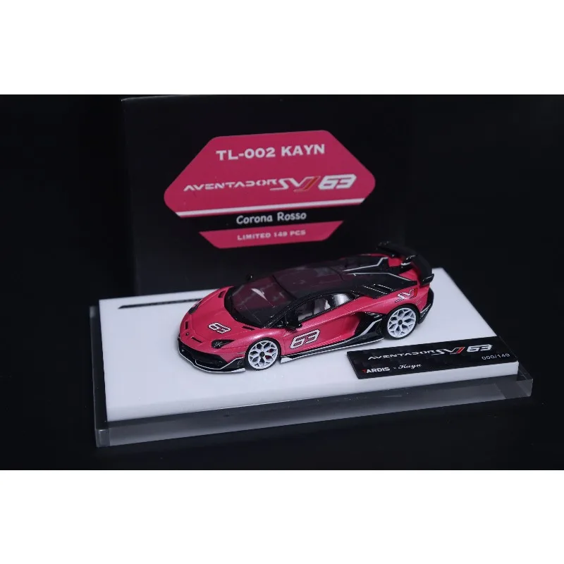 

TARDIS 1:64 Lamborghini SVJ имитационная модель автомобиля из смолы, праздничный подарок для друзей, коллекционный декоративный предмет для взрослых.