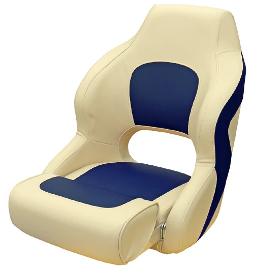 

Allshine Deluxe Sport Flip Up Bolster Boat Seat OEM/ODM Captain Chair with Breathable and Comfortable Leather