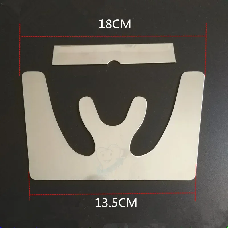Professional LAB Occlusal Maxillary Casting Jaw Fox Plane Plate Autoclavable 1Set Stainless Steel