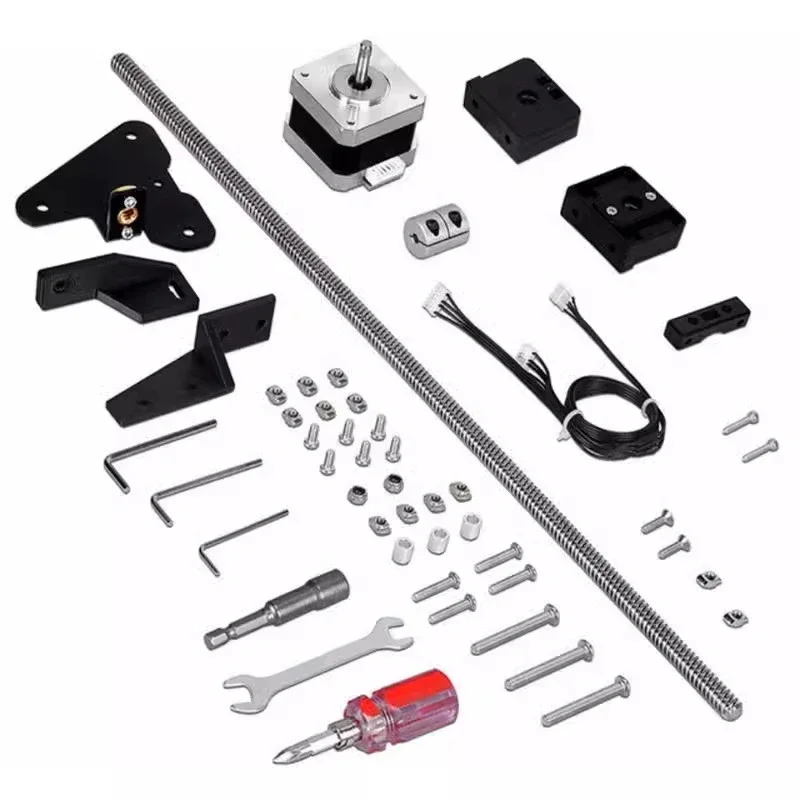 3D-printeronderdelen voor Ender 3 Dual Z-as upgrade-set met stappenmotor voor Ender 3, 3 Pro, Ender3 V2 3D-printer schroefstangset