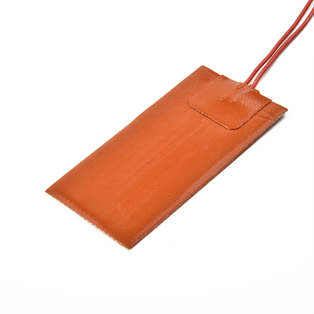 

High Temperature 12V 15W Heating Mat for 3D Printer and Car Fuel Tank (Silicone Heater Pad Stable Performance Easy Installation)