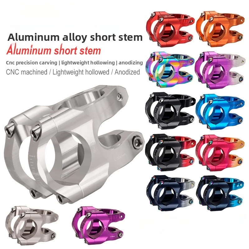 

MTB Road Bike Stem CNC Mountain Bicycle Bridge Short Power 31.8mm High Strength Climbing Riser