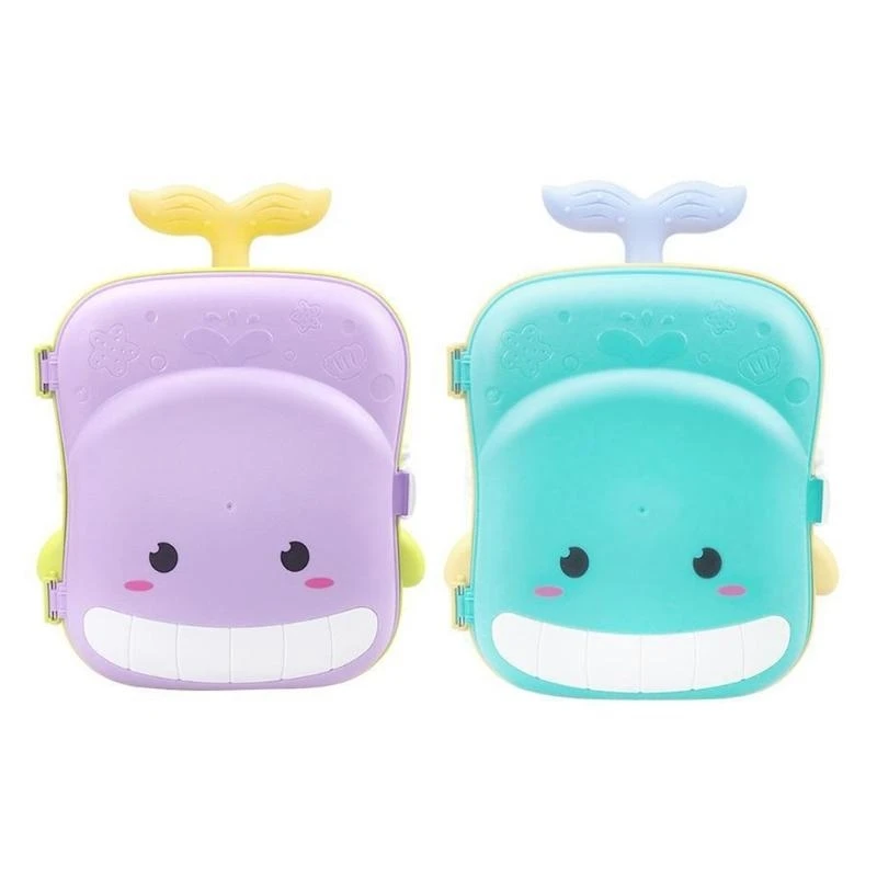 Y4QA Kids Beach Sand Toy Poratable Case Set Water Wheel, Moulds, Shovel Tool untuk Balita, Anak -anak 8pcs Travel Sand Toy