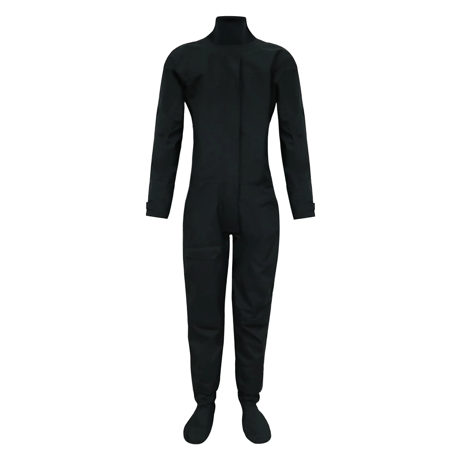 Drysuit for Men's Kayaking Padding Raft Three-Layer Waterproof Fabric Latex Neck And Sleeves One Piece Suit DM8B