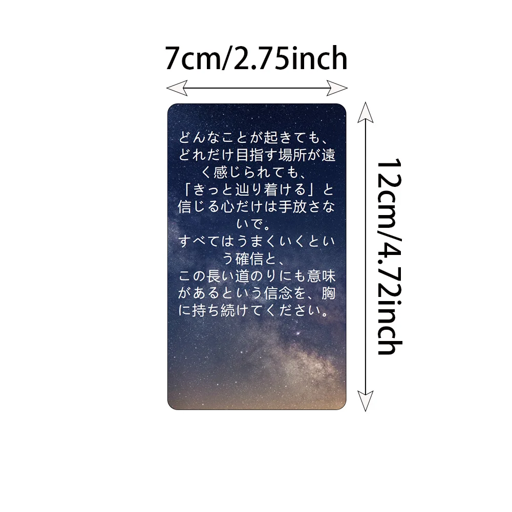 Japanese Tarot Cards, Message From The Universe Oracle Cards,  54 Decks with Keywords, Japanese Oracle Cards