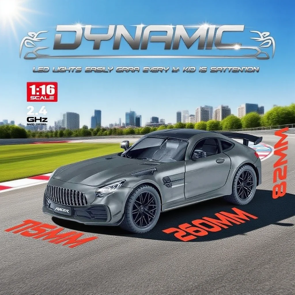 GT 1:16 2.4Ghz RC zdalnie sterowany model samochodu symulacyjnego pojazd wyścigowy zabawka prezent dla chłopca dziewczynki dzieci dorosłych prezent urodzinowy