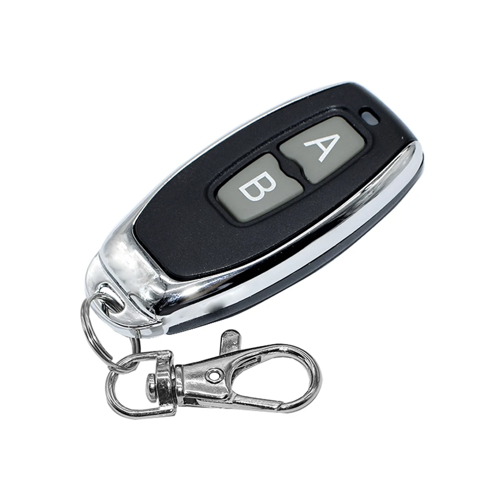 Universal 433.92MHz 433MHz Cloning Remote, Compatible with Most Fixed Code Chip, 2 Channel for Gate Car Garage Door Opener