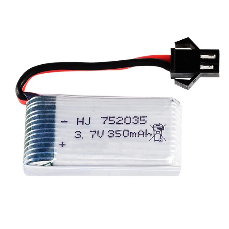 3.7 فولت 350 مللي أمبير جديد للأغراض العامة التحكم عن بعد الطائرات بدون طيار RC الطائرة بدون طيار بطارية توصيل خارجي اكسسوارات ل Hubsan X4 DFD F180 مع SM/JST التوصيل