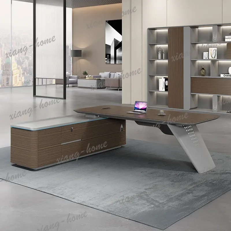 Factory Direct Drawers Ladies Office Desk Aesthetic Executive Modern Corner Office Desk Laptop Conference Escritorios De Oficina