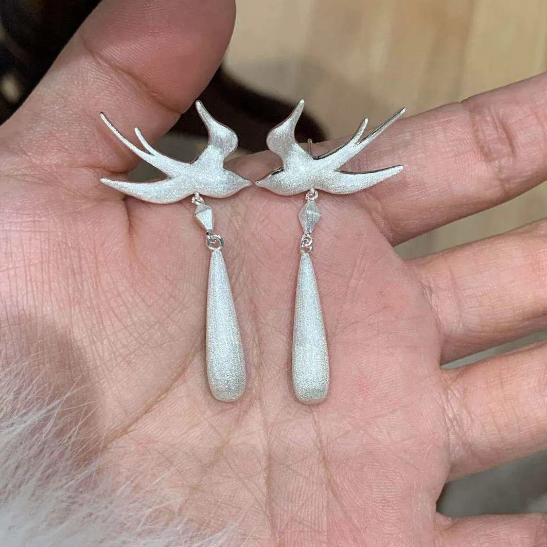 New Swallow Drops Earrings Girl Cute Animal Chinese Style China-Chic Earrings Women  Girls Fashion Accessories Jewelry Gift