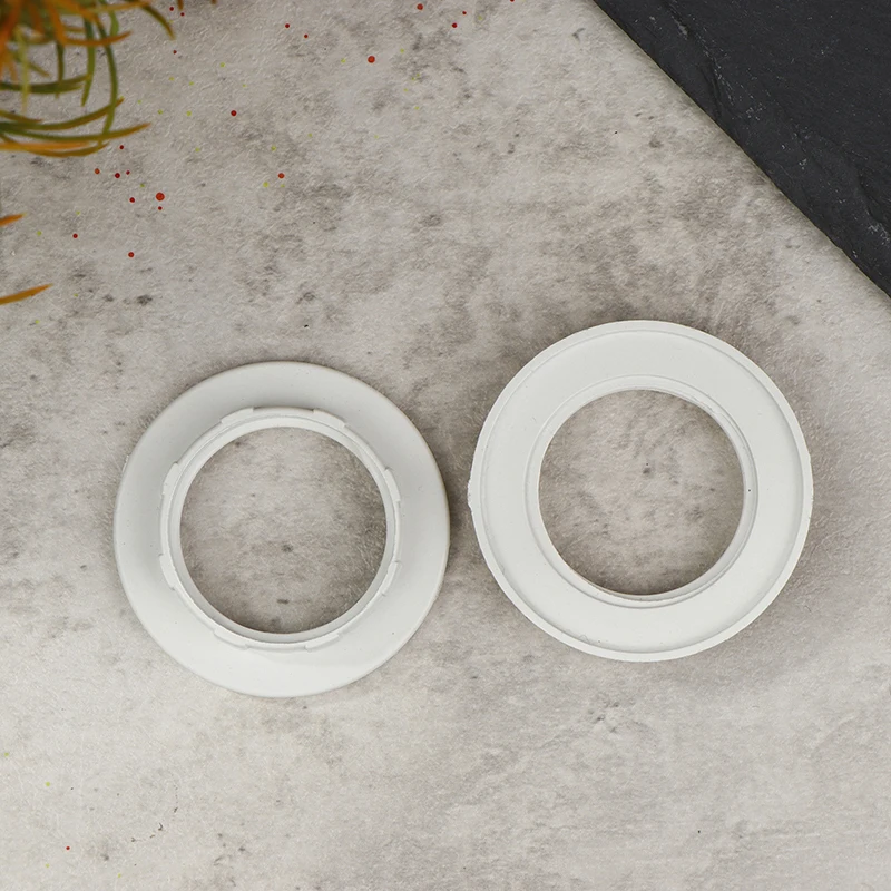 5pcs New Lamp Holder Outer Ring Plastic Outer Ring Lamp Holder Ring Fixing Rings