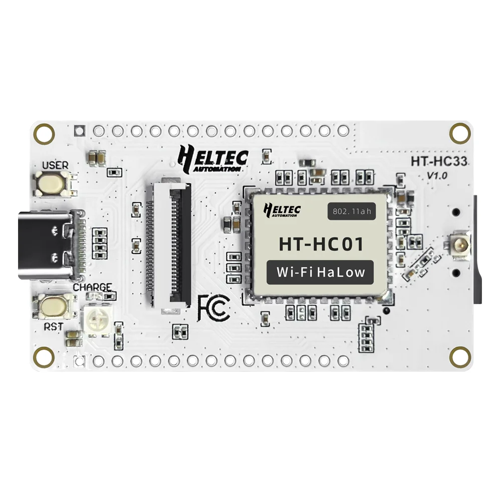 Heltec Wi-Fi HaLow HT HC33 ESP32 مجموعة كاميرا ثنائي النطاق 24 جيجا هرتز فرعي 1 جيجا هرتز شبكة واي فاي بلوتوث بوابة طويلة المدى الوصول اللاسلكي IoT