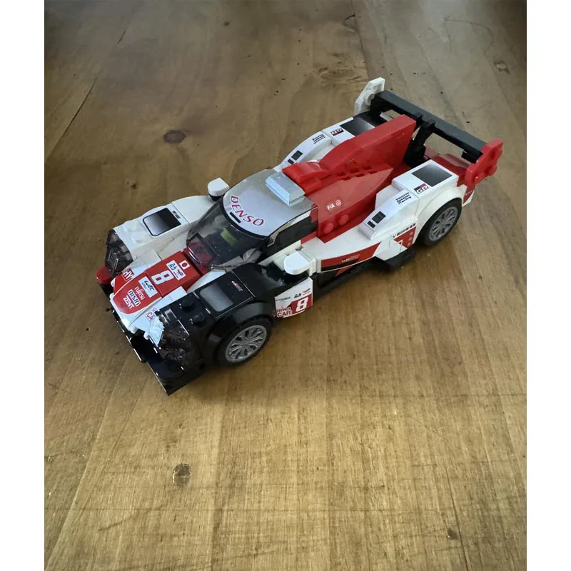 MOC-153053 New Classic GR010 Sports Racing Car Building Block Model 289 Parts Boys' Children's Birthday Building Block Toy Gift