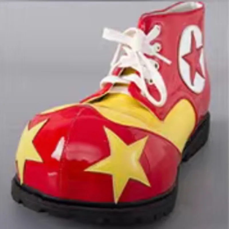 Green Red Blue Big Clown Shoes Cute Anime Cosplay Magic Shoes Carnival Halloween Clothing Accessories