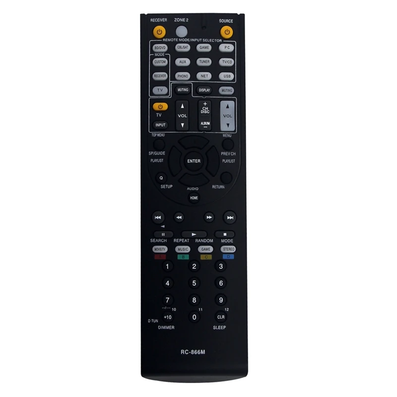 RC-866M Remote Control Replace For Onkyo AV Receiver RC866M TX-NR626 HT-RC560 RC-868M HT-S5300 HT-S6300 HT-S7300 HT-R391