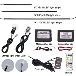 For 18 in 1 RGB 64 Colors Acrylic LED Ambient Light Parts Replacement Accessories Hidden Acrylic Strip Light 35CM/75CM/110CM