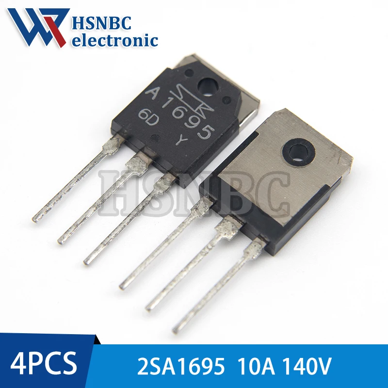 2SA1695 A1695 + 2SC4468 C4468 TO-3P 10A 140V Silicon PNP + NPN Epitaxial Planar Transistor 100% New Original