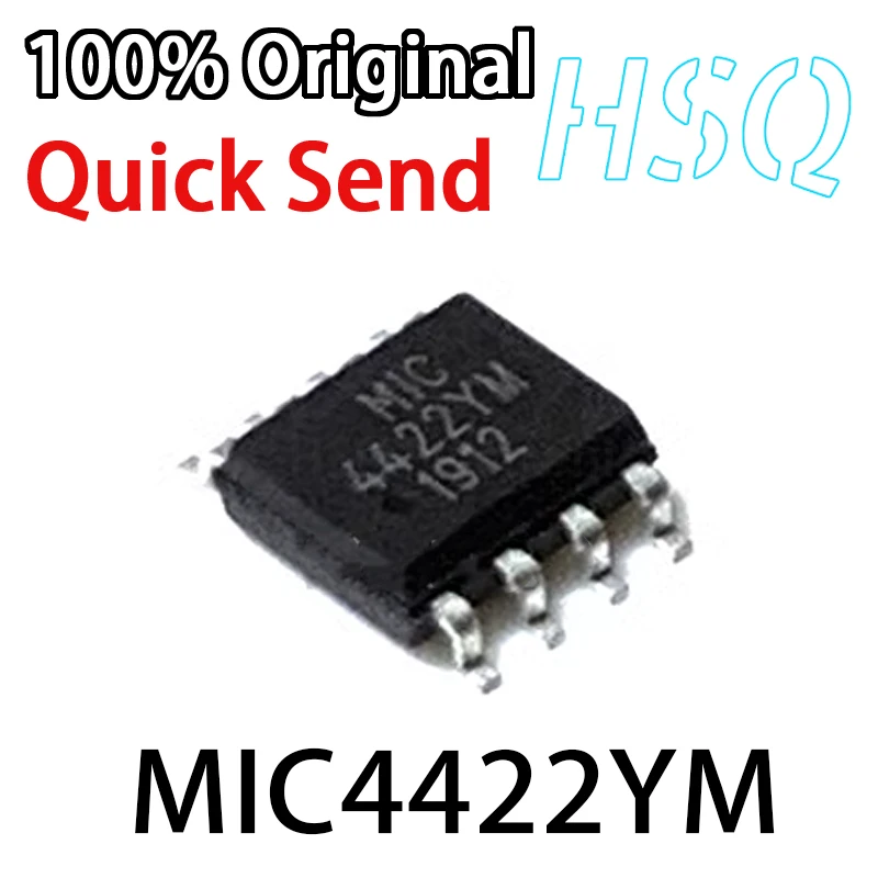 1PCS New Original MIC4422YM Screen Printed MIC4422 Packaged S0P-8 Power Management Driver Chip