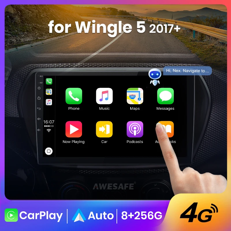 AWESAFE PX9 For Great Wall Wingle 5 2017 2018 2019  Car Radio Multimedia Navigation 2 din Android 2din Autoradio CarPlay Stereo