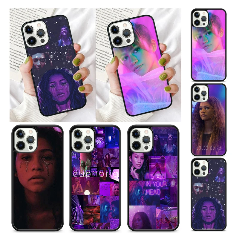 Euphoria Zendaya housse de téléphone pour iPhone 17 Air 16 16e 15 13 14 11 12 Pro Max Plus coque fundas coque